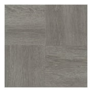 Achim 12"x12" 1.2mm Peel & Stick Vinyl Floor Tiles 45 Tiles/45 Sq. ft. Charcoal Grey Wood