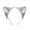 Gray white, variant on Bendable Faux Furs Ear Hairband Accessory Carnivals Headpiece