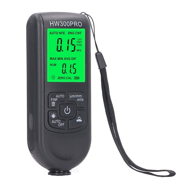 High Accuracy Coating Thickness Gauge Meter Paint Depth Tester ABS Material Compact for Car Manufacturing Metal Processing