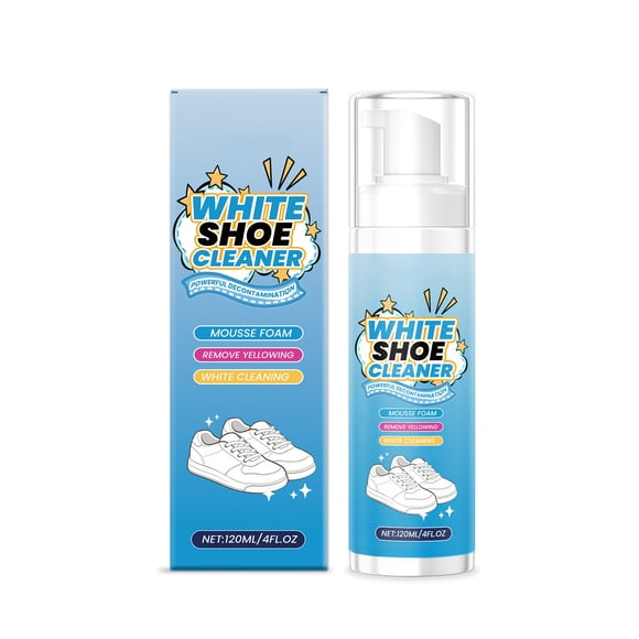 White Shoe Cleaner White Shoe Cleaner Is Gentle and Easy To Use To Clean Stains On Shoes 120Ml Leather Shoe Cleaner