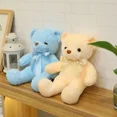 thumbnail image 4 of Wedding Plush Bear Doll With Bowtie Ribbon Scarf Stuffed Animal Toy For Grab Machine, 4 of 6