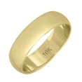 thumbnail image 3 of SZUL Women's 5mm Domed Comfort Fit Wedding Band in 10K Yellow Gold, 3 of 8