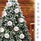 thumbnail image 1 of Adornos navideños inquebrantables - Juego de 3 bolas de plástico de espuma blanca, árbol navideño de 8 cm/3,14 pulgadas y decoraciones para fiestas, 1 of 7