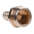 thumbnail image 2 of 2Pcs Brass Hose Adapter: 3/8” Barb And 3/4” Ght Outer, Hose Fittings 1/2 Inch, 2 of 10