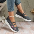 thumbnail image 5 of AnuirheiH Women's Comfortable Casual Mesh Wedges Round Toes Breathable Shoes Sandals Women Clearance(Gray), 5 of 5