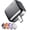 Black, variant on Portable Fully Charged Automatic Disconnector, Auto Power-Off Charging Protector, 140W Fast Charging, Overcharge Protection for Smartphones