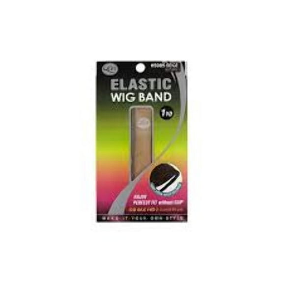 #5085 QFITT ELASTIC WIG BAND 1 YARD / BEIGE