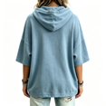 thumbnail image 3 of Women's 9/11 25th Anniversary Hoodies Flag Printed Vintage Never Forget 911 Sweatshirt American Flag Patriotic Pullover, 3 of 3