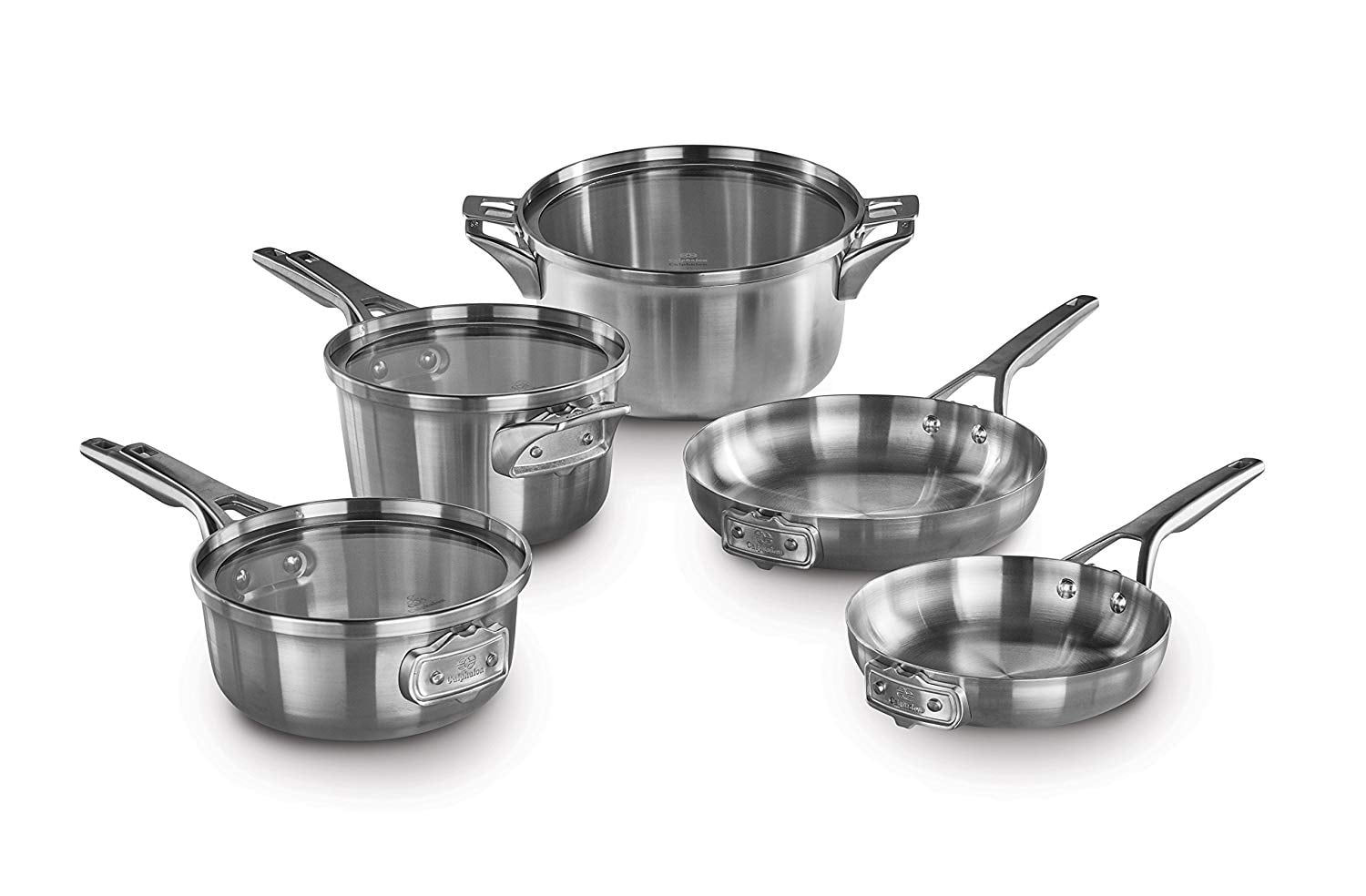 Calphalon Premier Space Saving Stainless Steel 8-Piece Cookware