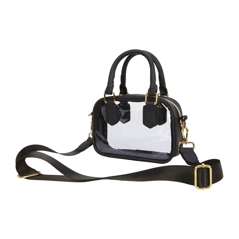 Hello Hobby Clear Handbag with Black Accents photo 8
