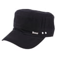 thumbnail image 5 of Sombrero Plano Militar Unisex Gorra de Béisbol Ajustable Transpirable para marrón Hugo Gorra militar de algodón, 5 of 5
