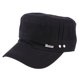 thumbnail image 5 of Gorra unisex Yuyangstore de algodón Flat Top Cadet Sombrero al aire libre Marrón B, 5 of 5