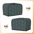 thumbnail image 3 of Kdxio Amanita Mushroom Print Toaster Cover Bread Machine Cover Fits for Most Standard 2 Slice Toasters,Keep Toaster Free From Dust And Fingerprint Oven Dustproof Cover, 3 of 7
