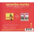 thumbnail image 2 of Samantha Mumba - Don't Need You To (Tell Me I'm Pretty) (CD) M, 2 of 3