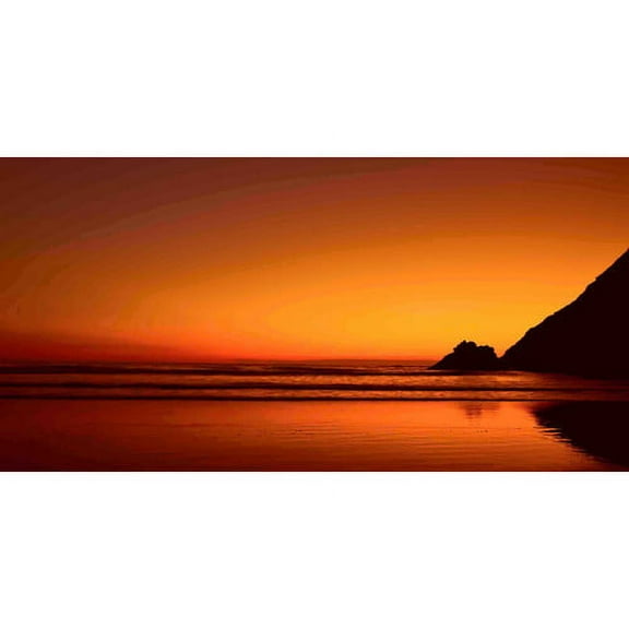 Marmont Hill Mh-Mww-Scwtz-16-C-45 22-1/2" X 45" "Sundown Serenity" Giclee Art Print On