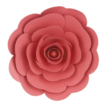 Mega Crafts 16 Handmade Paper Flower In Coral For Home Decor Wedding Bouquets Receptions Event Flower Planning Table Centerpieces