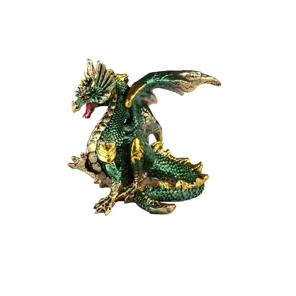 FC Design 3.75"W Green Dragon Figurine Statue Sculpture Ornament Decoration Home/Room Decor and Unique Gift Ideas for Housewarming, Holidays and Birthdays