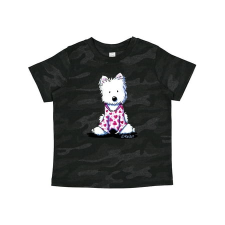 

Inktastic Valentine PJs Westie Gift Toddler Boy or Toddler Girl T-Shirt