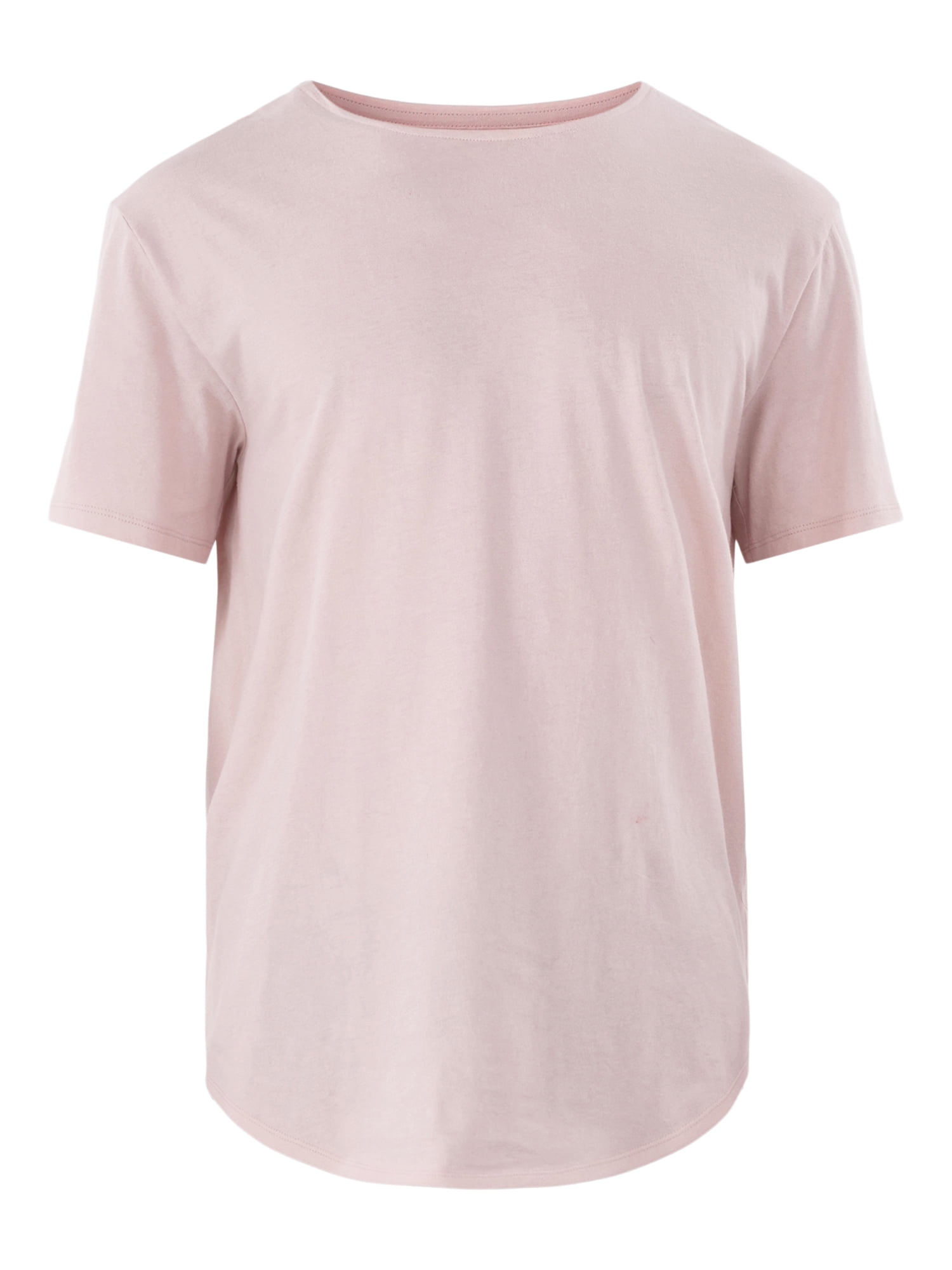 No Boundaries Men's & Big Men's Longline Curved Hem Elongated Tee Shirt, 2-Pack, Sizes XS-5XL