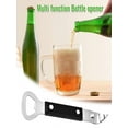 thumbnail image 2 of YOLOKE Can Opener Manual, Little Cook Stainless Steel Can Punch Bottle Opener, Multifunctional Can and Beer Opener, Dishwasher Safe(Black), 2 of 5