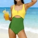 thumbnail image 1 of Traje de baño de una pieza para mujer, conjuntos de bikini para mujer, lindo traje de baño de playa de verano para niños con estampados florales, conjunto de traje de baño de una pieza para niños, top, 1 of 7