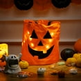 thumbnail image 2 of Joyfy 3 PCS Halloween Candy Bag,LED Light Pumpkin Candy Buckets for Kids,Halloween Trick or Treat Bucket with Pumpkin Smile Face for Halloween Party Favors Goodie Bags, 2 of 8