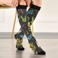 thumbnail image 5 of FREEAMG Blue Heart Compression Socks for Women and Men, 1 Pair, 5 of 7