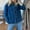 Blue, variant on Hauaitttt Womens Denim Jackets Casual Loose Fit Tie Front Tops Fashion Jean Coat with Pockets Womens Suit Coat Jacket Womens Utility Jackets Casual Maxi Jackets for Women Ll Womens Casual Anorak