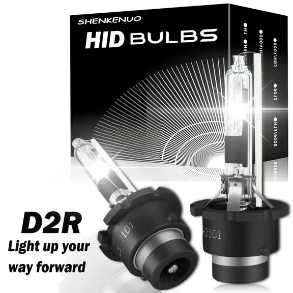 D2R 35W 6000K Cold White Xenon HID Headlight Bulbs 85126UB 66250 85126WX Replacement - 2pcs