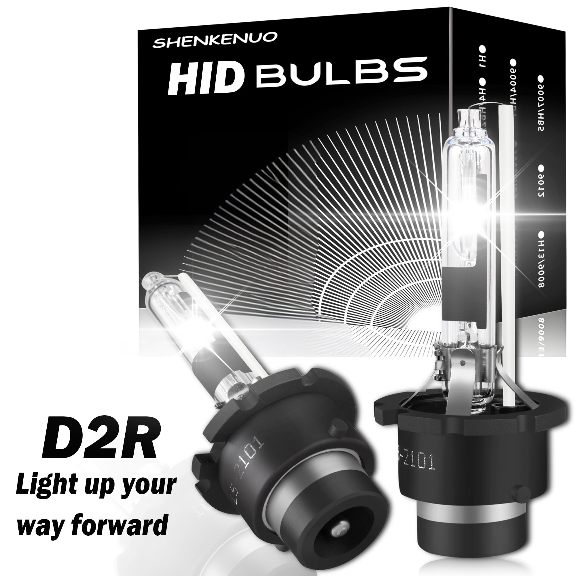 D2R HID Headlight Bulbs for 1999-2004 Acura RL 2000 2001 2002 2003 Low Beam Xenon White