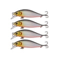 thumbnail image 3 of 4 señuelos de pesca artificiales realistas con triple anzuelo. Blanco, 3 of 9