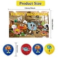 thumbnail image 3 of 32 Pcs For The Amazing World of Gumball Theme Birthday Party Decoration Set - Includes Happy Birthday Backdrop Decorations, Cupcake Toppers, and Balloons for Celebrations, 3 of 5