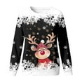 thumbnail image 4 of Christmas Sweater Boys Girls Knit Santa Reindeer Holiday Crewneck Xmas Sweaters for School Party Jumper, 4 of 4