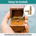 thumbnail image 4 of BQBQERT 50Pcs Small Brasses Cabinet Hinges With Drilled Holes Concealed Cylinder Hinges for Smooth 135 Degree Rotates, 4 of 9