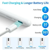 Metapen iPad Pencil A8 for iPad 6th-11th, Quick Button & Bluetooth, Fast Charge Stylus Pen for 2018-2026 Apple iPad a16/11/10/9/8/7/6th Gen, Pro 12.9/11/13-inch M4, Air3/4/5/M2/M3, Mini 5/6th