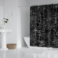 thumbnail image 2 of Spider Web Halloween Pattern Shower Curtain 72"x72" ,Bathroom Decorative Shower Curtains Set with 12 Hooks,Modern Waterproof Washable Shower Curtain, 2 of 6