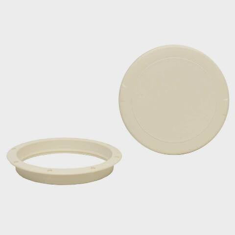 Innovative Boat Inspection Access Deck Plate 505-308 | 8 Inch Off White