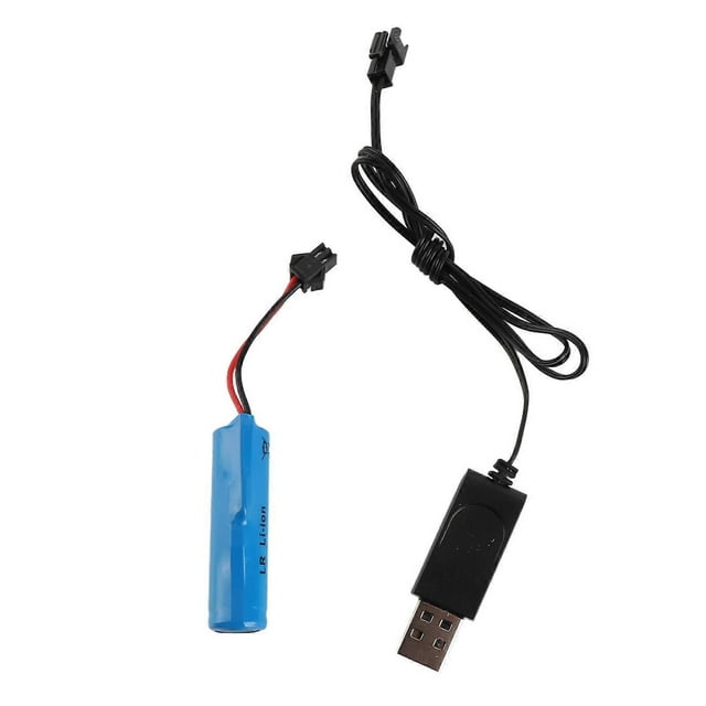Batterie Li-ion 3,7 V 500 mAh pour bateau radiocommandé Flytec V005, câble de chargement USB, accessoires pour bateau radiocommandé