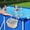 Beige, variant on Poolside Storage Basket, 1Pc 11*7*8In Above Ground Pool Storage Basket with 2 Hooks for Pool Toys, Towels, Beverages, Pool Accessories for Above Ground Swimming Pool