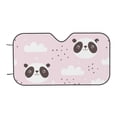thumbnail image 7 of Haiem Cute Panda Car Windshield Sun Shade - Blocks UV Rays Sun Visor Protector, Sunshade to Keep Your Vehicle Cool, Universal Fit SUV Van Sedan-Medium, 7 of 7