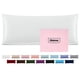 thumbnail image 1 of Funda de almohada corporal de seda Casbrove, 20 x 54 cm, color blanco, 1 of 7