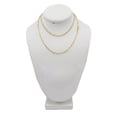 thumbnail image 4 of Amanda Rose 14k Yellow Gold 3 mm Paperclip Chain Necklace for Women (30 inch), 4 of 4