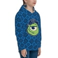 thumbnail image 3 of Monster Inc Girls Boys Graphic Hooded Sweatshirt Sizes 7-20 Pullover Sweatshirt Monster Inc Merch Gifts for Kids Teens, 3 of 7