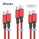 thumbnail image 1 of Cshidworld USB-C Cable USB C a USB C [3/6/6 Pies, Paquete de 3], Carga Rápida, Compatible con iPhone 15 Samsung Galaxy S22 S21 S20 S22+ Ultra 5G Note 20/10, Modelo Pixel XL -7 y Laptop Tablet, 1 of 7