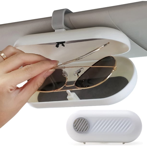 caja para gafas de sol, soporte para gafas de sol para coche, soporte para gafas de coche, soporte para gafas de coche general, con caja de aromaterapia, para caja organizadora, gafas para coche