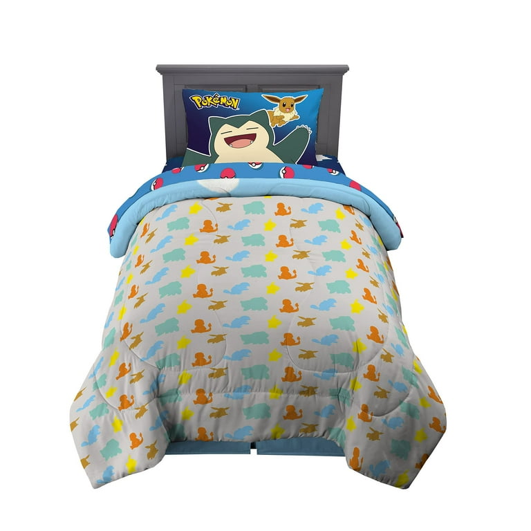 Reversible Comforter Pokemon Bed Set Twin Pokemon Twin Bedding Set