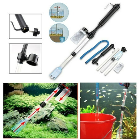 Aquarium Fish Tank Syphon Auto Vacuum Water filtercleaner Filter Cleaner