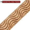 thumbnail image 4 of Uxcell Rouleau d'Argile en Bois 4 Pouces Motif Lignes Courbées Rouleaux en Bois Outils de Poterie Rouleaux de Texture Grain de Bois pour Cuisson d'Argile Pâte à Modeler Bricolage, 4 of 7