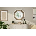 thumbnail image 6 of Rattan Wall Mirror Handmade Boho Rattan Round Rattan Mirror with Wooden Framed for Wall Decor  Living Room, Entryway, 6 of 6