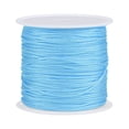 thumbnail image 1 of Unique Bargains Nylon Cord DIY Making Satin String Craft Wire with Plastic Spool 147ft, Sky Blue, 1 of 1